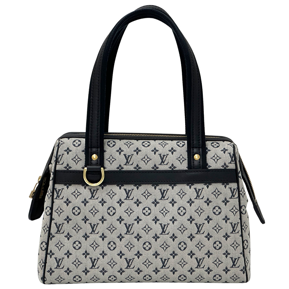 LOUIS VUITTON ルイ・ヴィトン ジョセフィーヌPM ハンドバッグ モノグラム ミニ ブルー M92214 レディース 【中古】