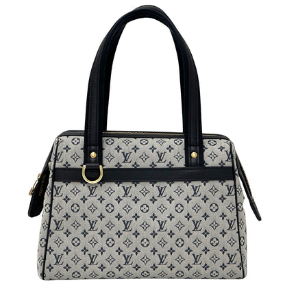 LOUIS VUITTON ルイ・ヴィトン ジョセフィーヌPM ハンドバッグ モノグラム ミニ ブルー M92214 レディース 【中古】
