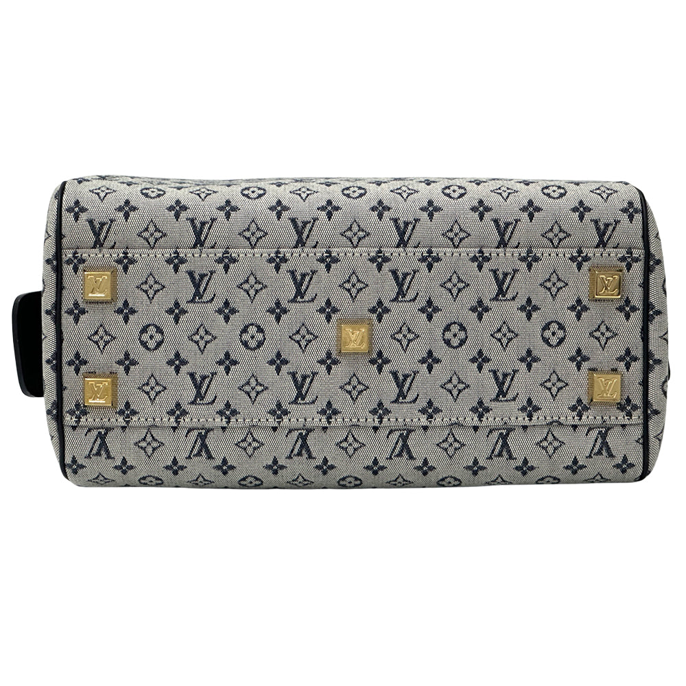 LOUIS VUITTON ルイ・ヴィトン ジョセフィーヌPM ハンドバッグ モノグラム ミニ ブルー M92214 レディース 【中古】