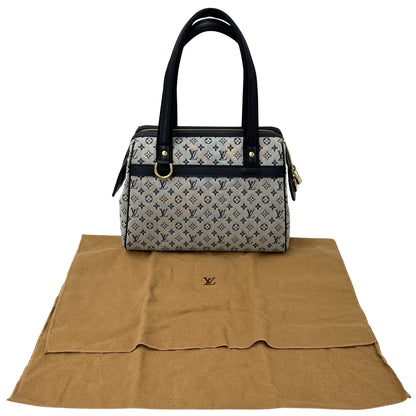 LOUIS VUITTON ルイ・ヴィトン ジョセフィーヌPM ハンドバッグ モノグラム ミニ ブルー M92214 レディース 【中古】