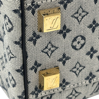 LOUIS VUITTON ルイ・ヴィトン ジョセフィーヌPM ハンドバッグ モノグラム ミニ ブルー M92214 レディース 【中古】