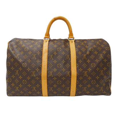 LOUIS VUITTON ルイ・ヴィトン キーポル50 ボストンバッグ ブラウン M41426 モノグラムキャンバス レディース メンズ 【中古】