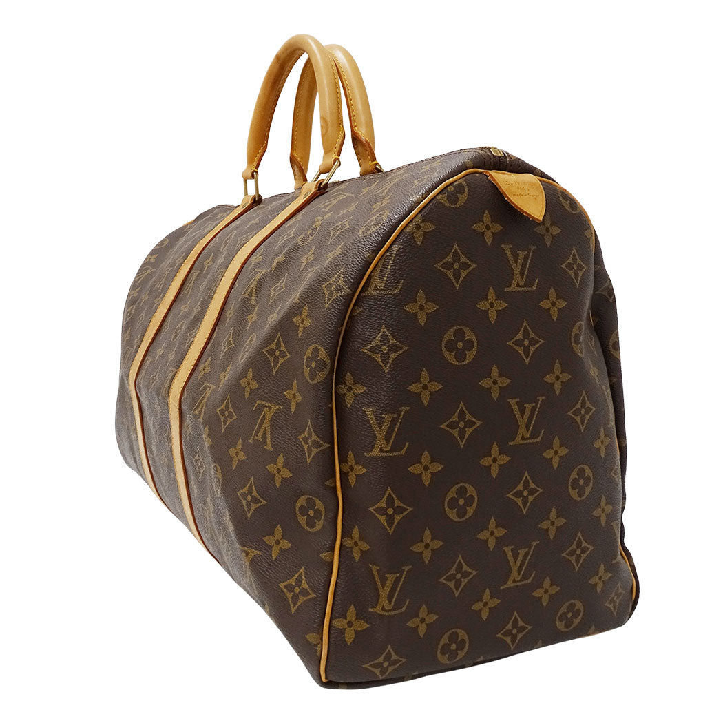 LOUIS VUITTON ルイ・ヴィトン キーポル50 ボストンバッグ ブラウン M41426 モノグラムキャンバス レディース メンズ 【中古】