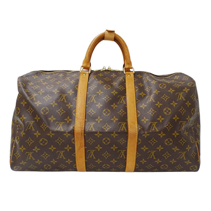 LOUIS VUITTON ルイ・ヴィトン キーポル50 ボストンバッグ モノグラム ブラウン M41426 モノグラムキャンバス レディース メンズ 【中古】