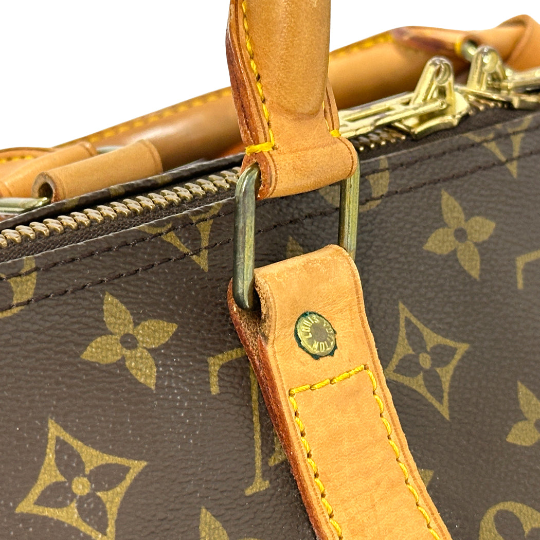 LOUIS VUITTON ルイ・ヴィトン キーポル 55 ボストンバッグ モノグラム ブラウン M41424 レディース メンズ 【中古】