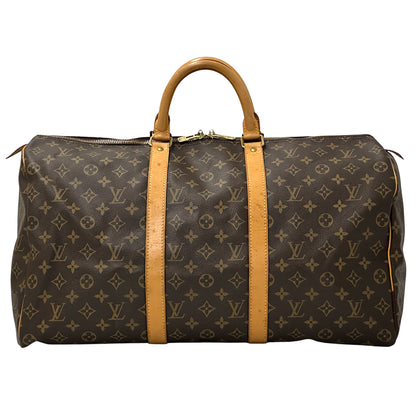 LOUIS VUITTON ルイ・ヴィトン キーポル50 ボストンバッグ モノグラム ブラウン M41426 レディース メンズ 【中古】