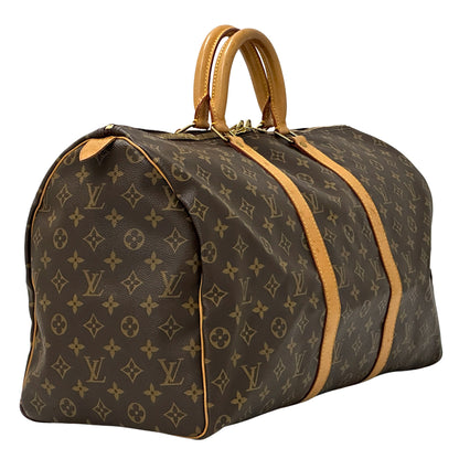 LOUIS VUITTON ルイ・ヴィトン キーポル50 ボストンバッグ モノグラム ブラウン M41426 レディース メンズ 【中古】