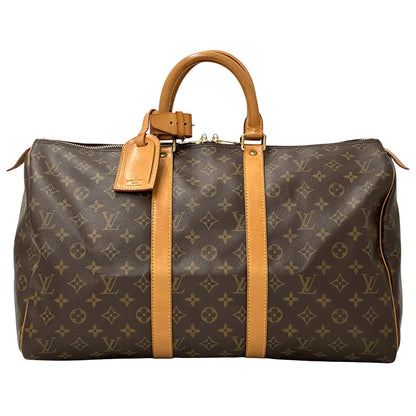 LOUIS VUITTON ルイ・ヴィトン キーポル45 ボストンバッグ モノグラム ブラウン M41428 レディース メンズ 【中古】