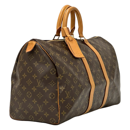 LOUIS VUITTON ルイ・ヴィトン キーポル45 ボストンバッグ モノグラム ブラウン M41428 レディース メンズ 【中古】