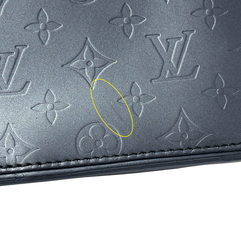 LOUIS VUITTON ルイ・ヴィトン ストックトン トートバッグ モノグラムマット ブルー M55115 レディース 【中古】