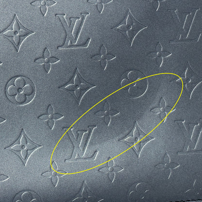 LOUIS VUITTON ルイ・ヴィトン ストックトン トートバッグ モノグラムマット ブルー M55115 レディース 【中古】