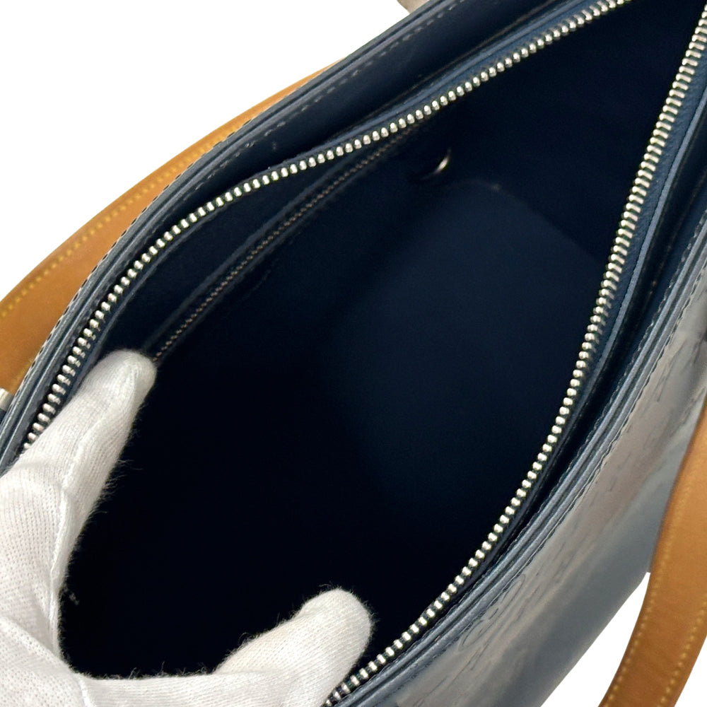 LOUIS VUITTON ルイ・ヴィトン ストックトン トートバッグ モノグラムマット ブルー M55115 レディース 【中古】