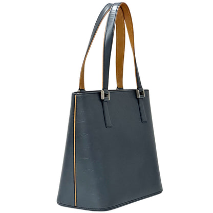 LOUIS VUITTON ルイ・ヴィトン ストックトン トートバッグ モノグラムマット ブルー M55115 レディース 【中古】