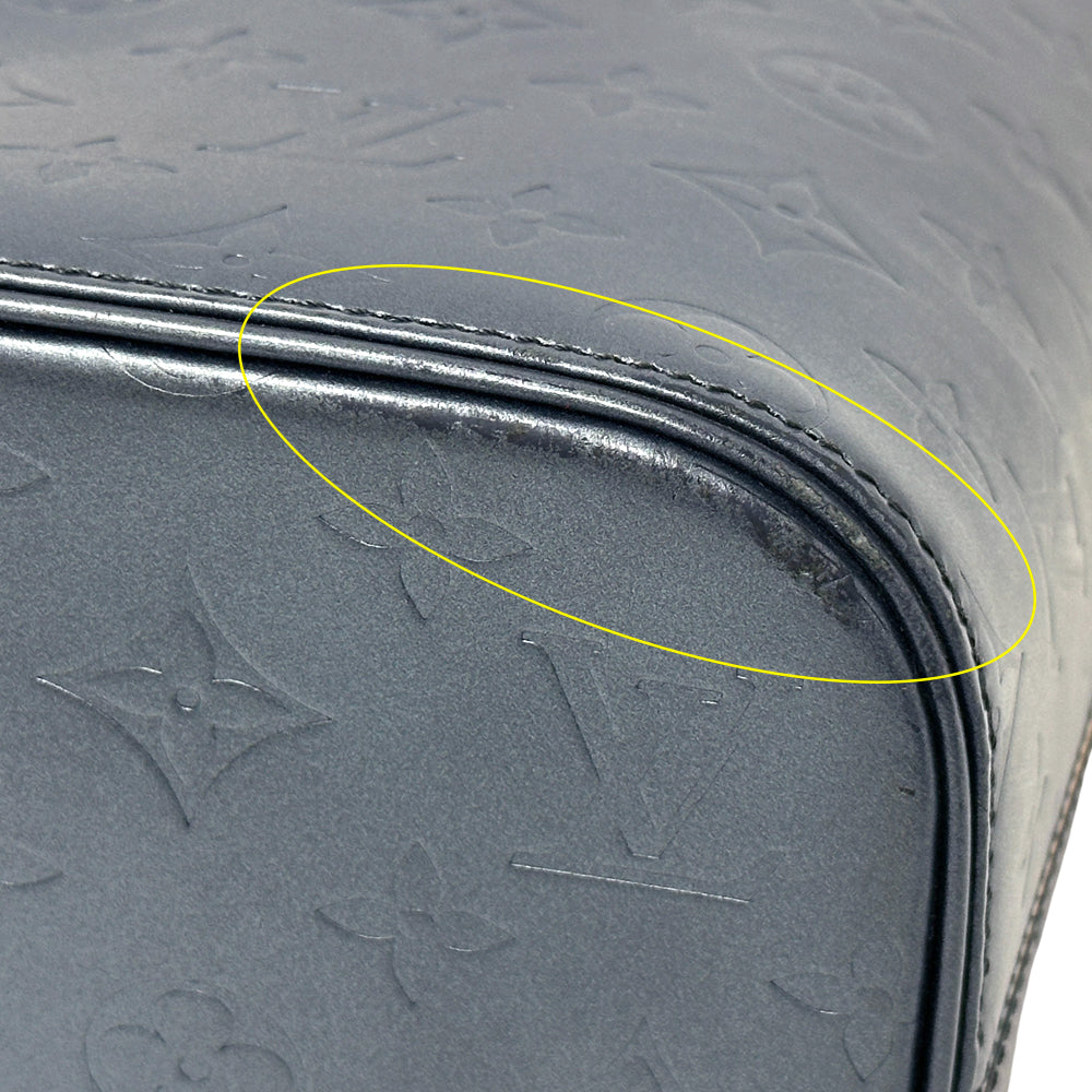 LOUIS VUITTON ルイ・ヴィトン ストックトン トートバッグ モノグラムマット ブルー M55115 レディース 【中古】