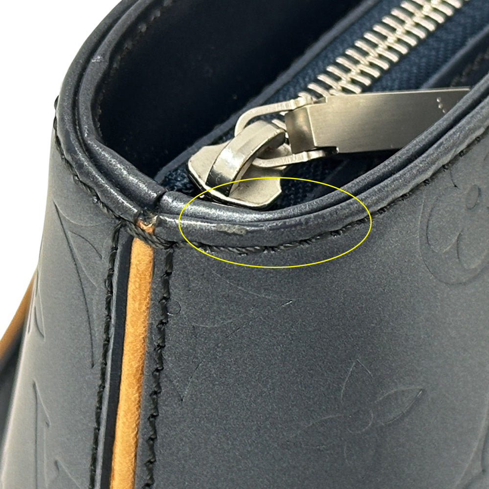 LOUIS VUITTON ルイ・ヴィトン ストックトン トートバッグ モノグラムマット ブルー M55115 レディース 【中古】