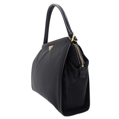 PRADA プラダ ハンドバッグ ブラック ナイロン レディース 【中古】