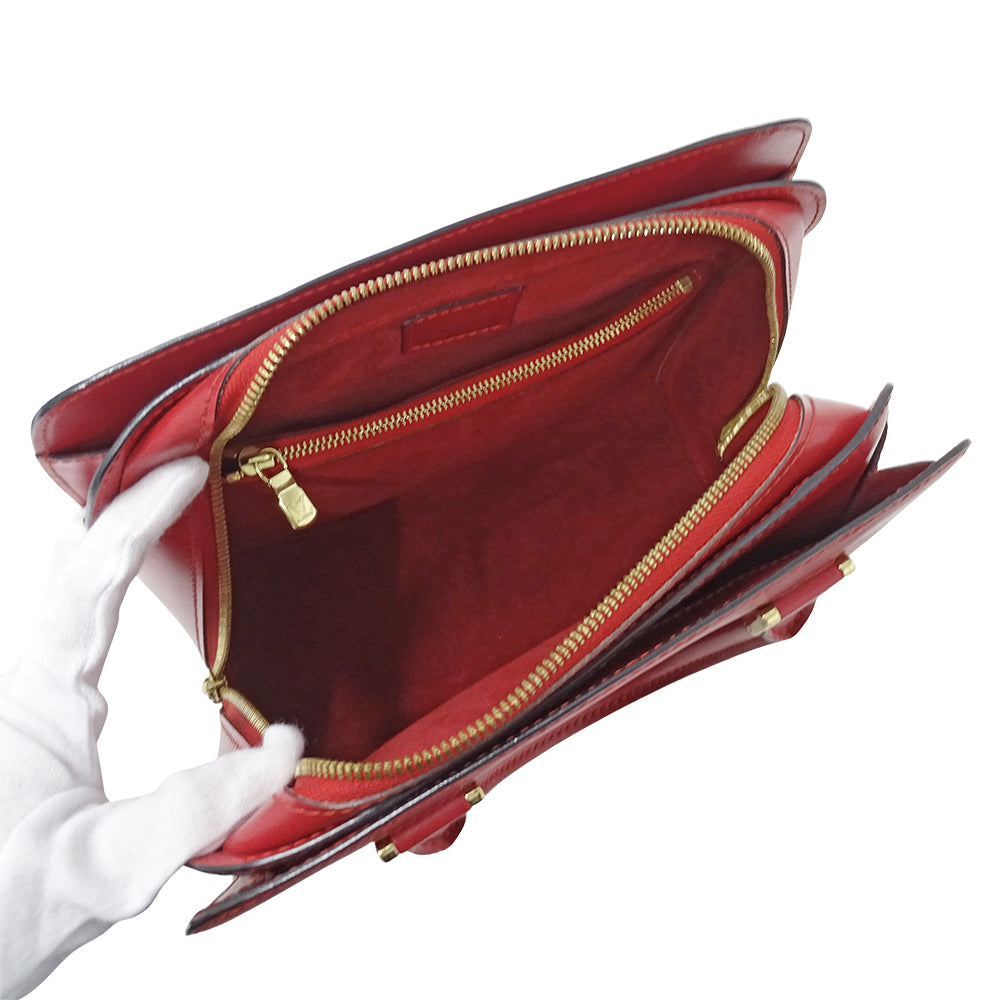 LOUIS VUITTON ルイ・ヴィトン ポンヌフ ハンドバッグ エピ カスティリアンレッド M52057 レディース 【中古】