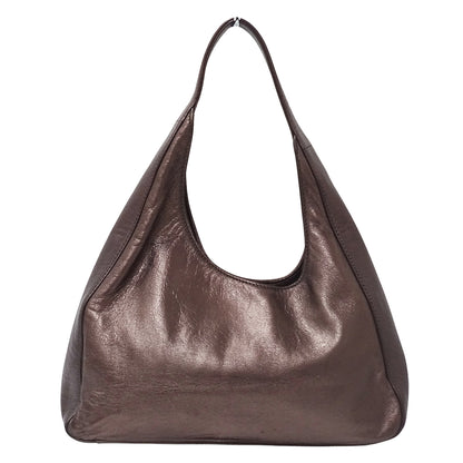 PRADA プラダ ショルダーバッグ メタリックパープル B8359 レザー レディース 【中古】
