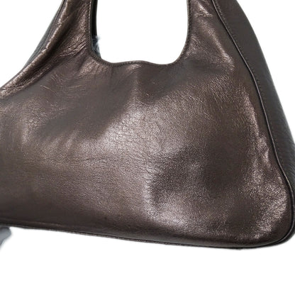 PRADA プラダ ショルダーバッグ メタリックパープル B8359 レザー レディース 【中古】