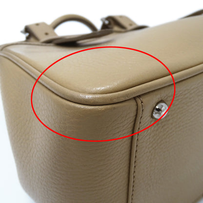 BURBERRY バーバリー ハンドバッグ ベージュ レザー レディース 【中古】