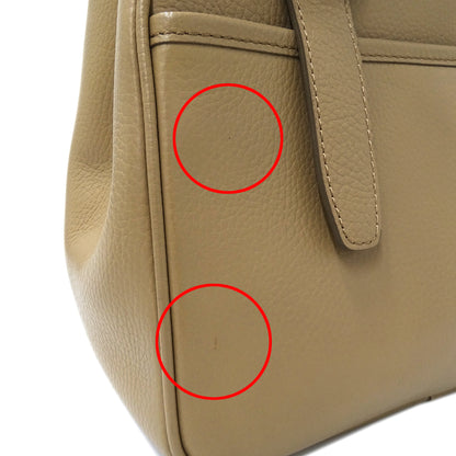 BURBERRY バーバリー ハンドバッグ ベージュ レザー レディース 【中古】