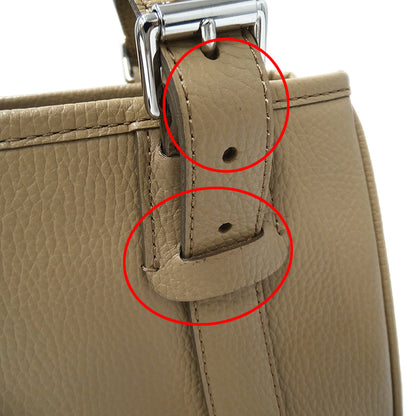BURBERRY バーバリー ハンドバッグ ベージュ レザー レディース 【中古】