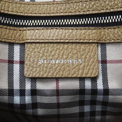 BURBERRY バーバリー ハンドバッグ ベージュ レザー レディース 【中古】