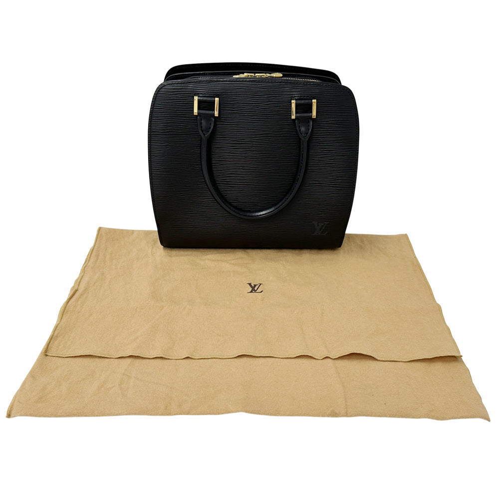 LOUIS VUITTON ルイ・ヴィトン ポンヌフ ハンドバッグ エピ ノワール ブラック M52052 レディース 【中古】