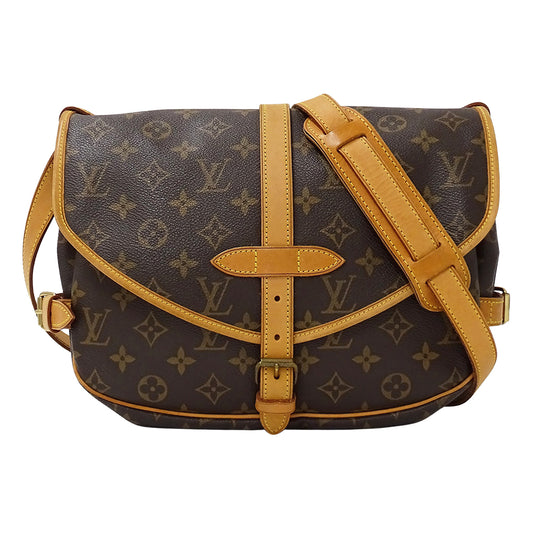 LOUIS VUITTON ルイ・ヴィトン ソミュール 30 ショルダーバッグ モノグラム M42256 レディース 【中古】