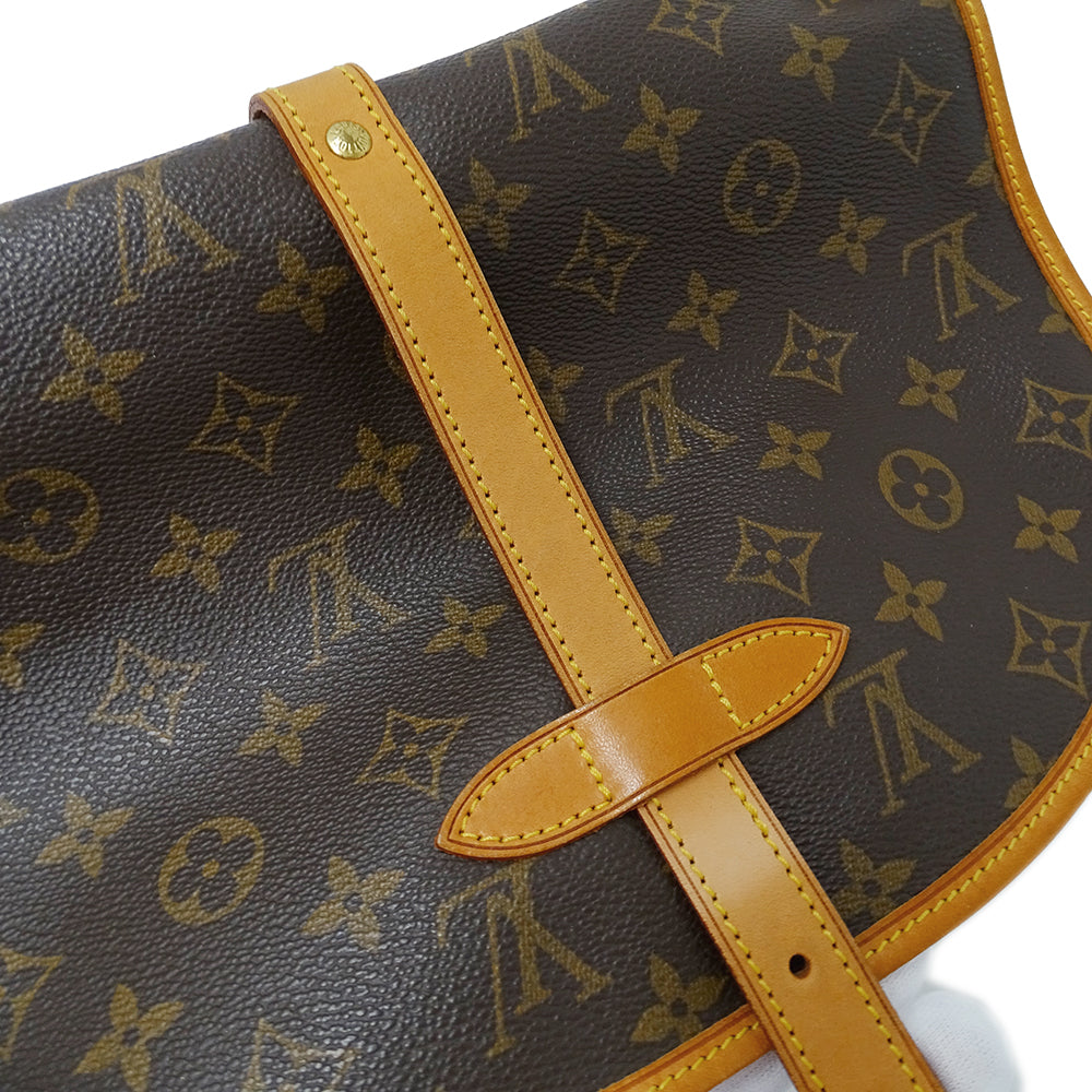 LOUIS VUITTON ルイ・ヴィトン ソミュール 30 ショルダーバッグ モノグラム M42256 レディース 【中古】