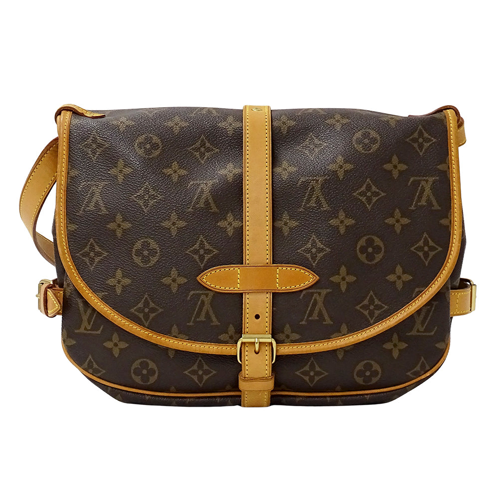 LOUIS VUITTON ルイ・ヴィトン ソミュール 30 ショルダーバッグ モノグラム M42256 レディース 【中古】