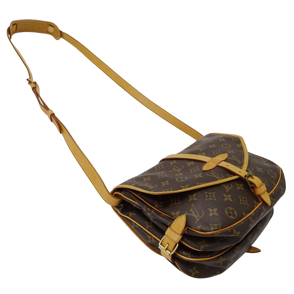 LOUIS VUITTON ルイ・ヴィトン ソミュール 30 ショルダーバッグ モノグラム M42256 レディース 【中古】