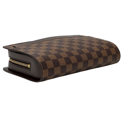 LOUIS VUITTON ルイ・ヴィトン サンルイ クラッチ・セカンドバッグ ダミエ エベヌ ブラウン N51993 メンズ 【中古】