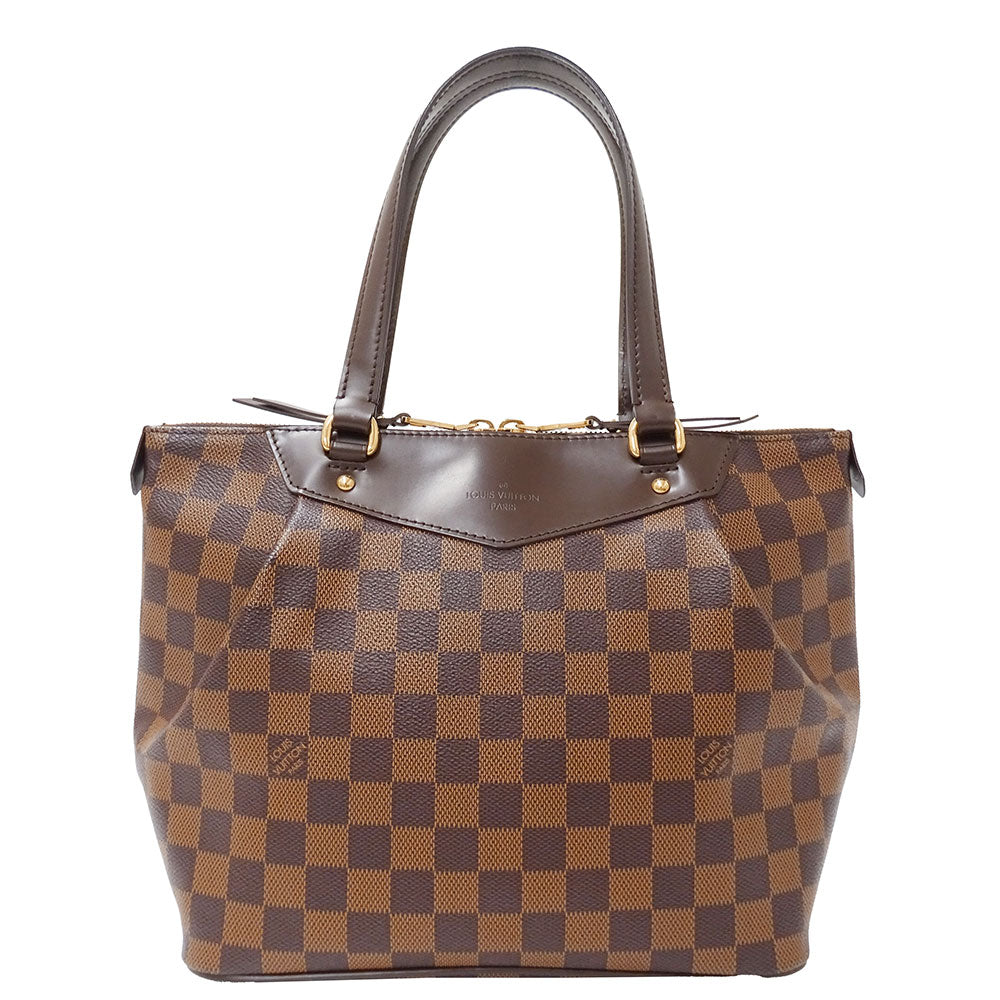 LOUIS VUITTON ルイ・ヴィトン ウェストミンスターPM トートバッグ ダミエ ブラウン N41102 ダミエキャンバス レディース 【中古】