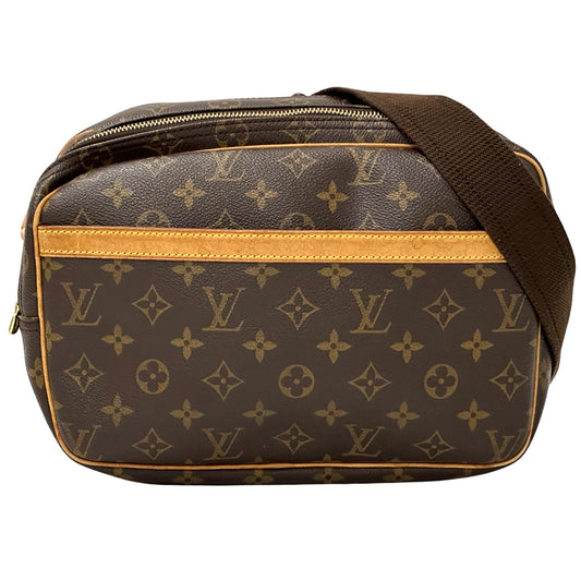 LOUIS VUITTON ルイ・ヴィトン リポーター PM ショルダーバッグ モノグラム ブラウン M45254 レディース メンズ 【中古】