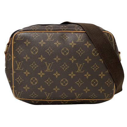LOUIS VUITTON ルイ・ヴィトン リポーター PM ショルダーバッグ モノグラム ブラウン M45254 レディース メンズ 【中古】