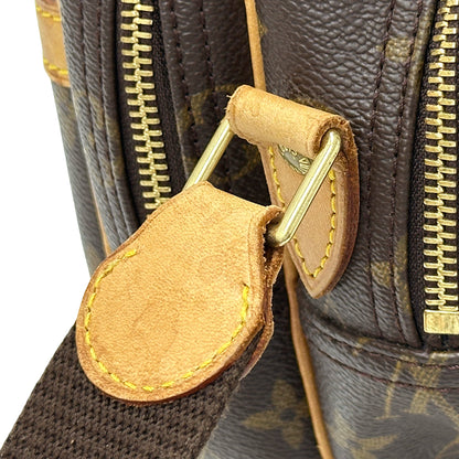 LOUIS VUITTON ルイ・ヴィトン リポーター PM ショルダーバッグ モノグラム ブラウン M45254 レディース メンズ 【中古】