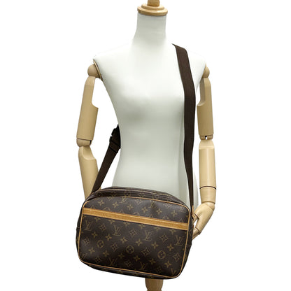 LOUIS VUITTON ルイ・ヴィトン リポーター PM ショルダーバッグ モノグラム ブラウン M45254 レディース メンズ 【中古】
