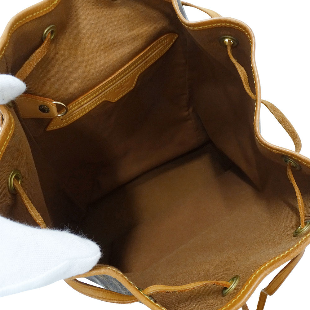 LOUIS VUITTON ルイ・ヴィトン モンスリGM リュック モノグラム ブラウン M51135 モノグラムキャンバス レディース メンズ 【中古】