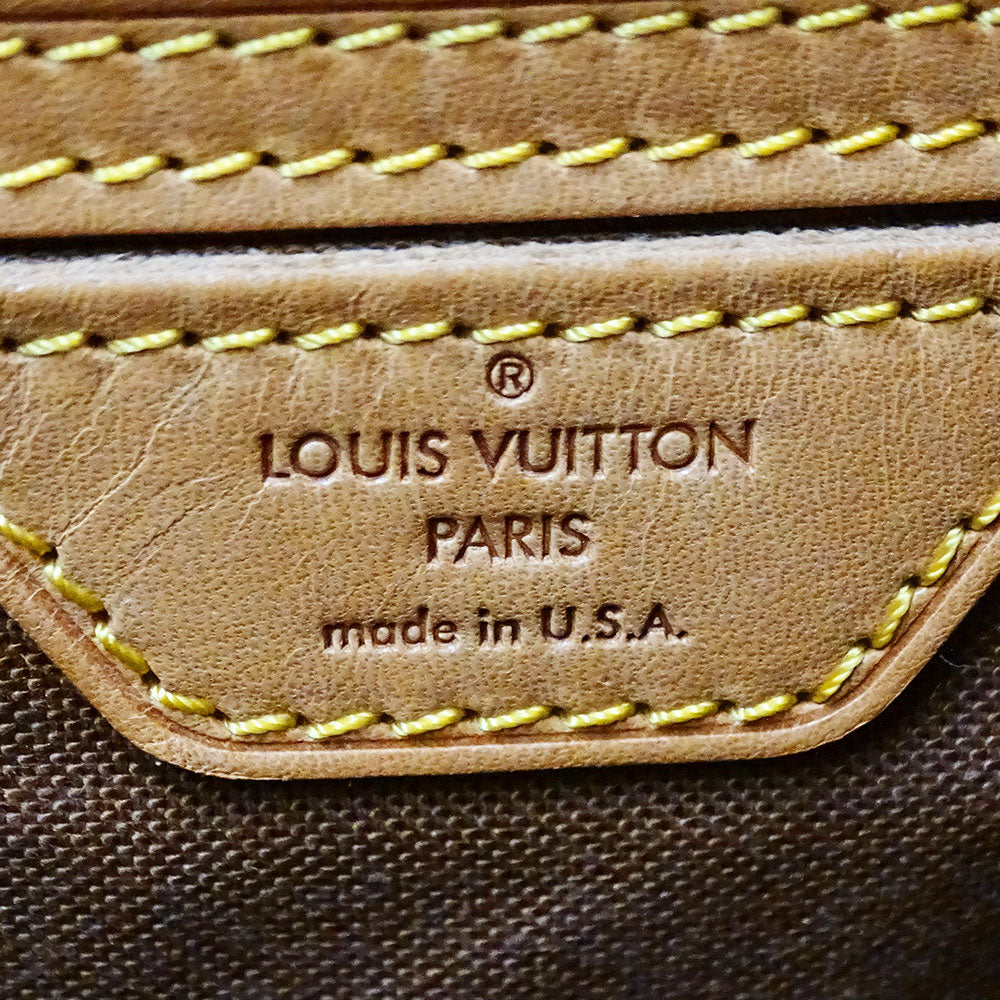 LOUIS VUITTON ルイ・ヴィトン モンスリGM リュック モノグラム ブラウン M51135 モノグラムキャンバス レディース メンズ 【中古】