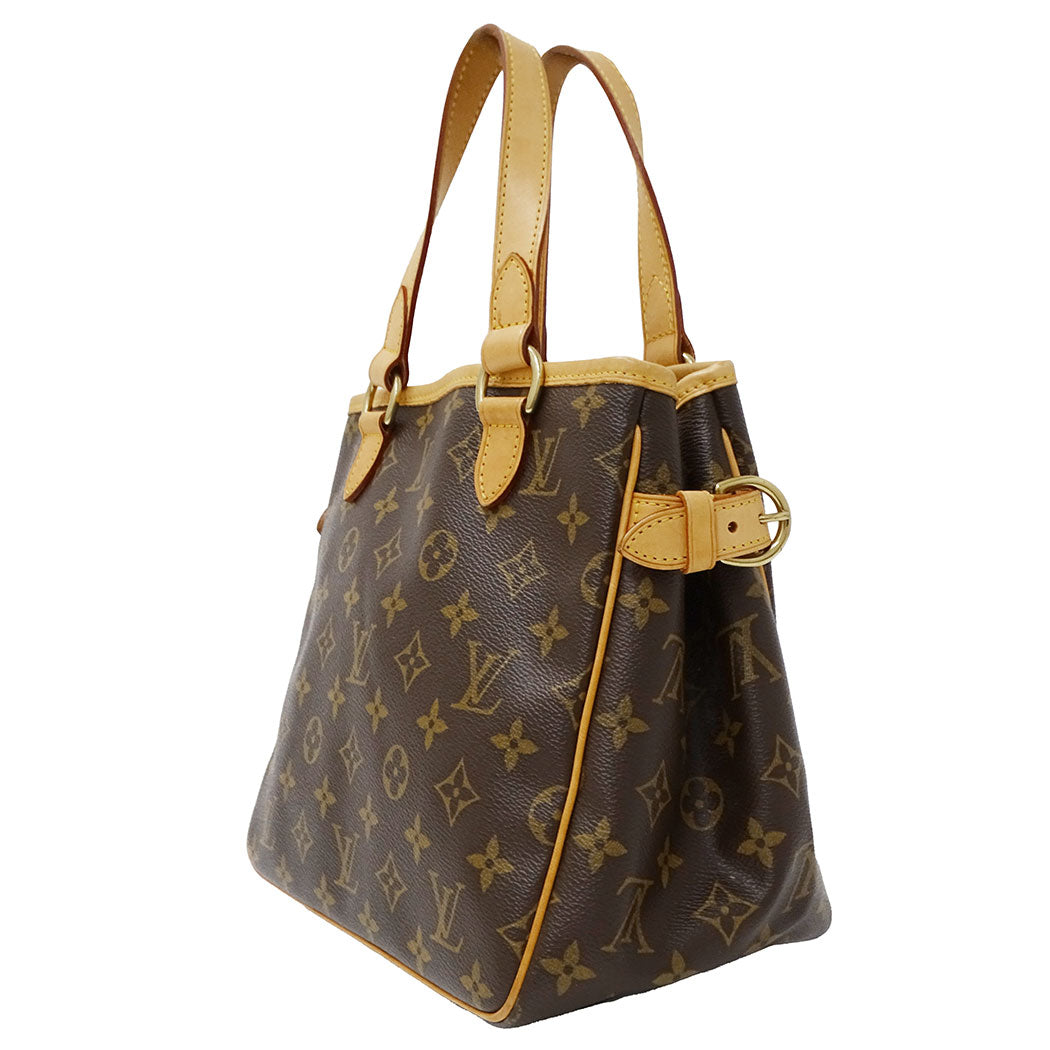 LOUIS VUITTON ルイ・ヴィトン バティニョール トートバッグ モノグラム ブラウン M51156 モノグラムキャンバス レディース 【中古】