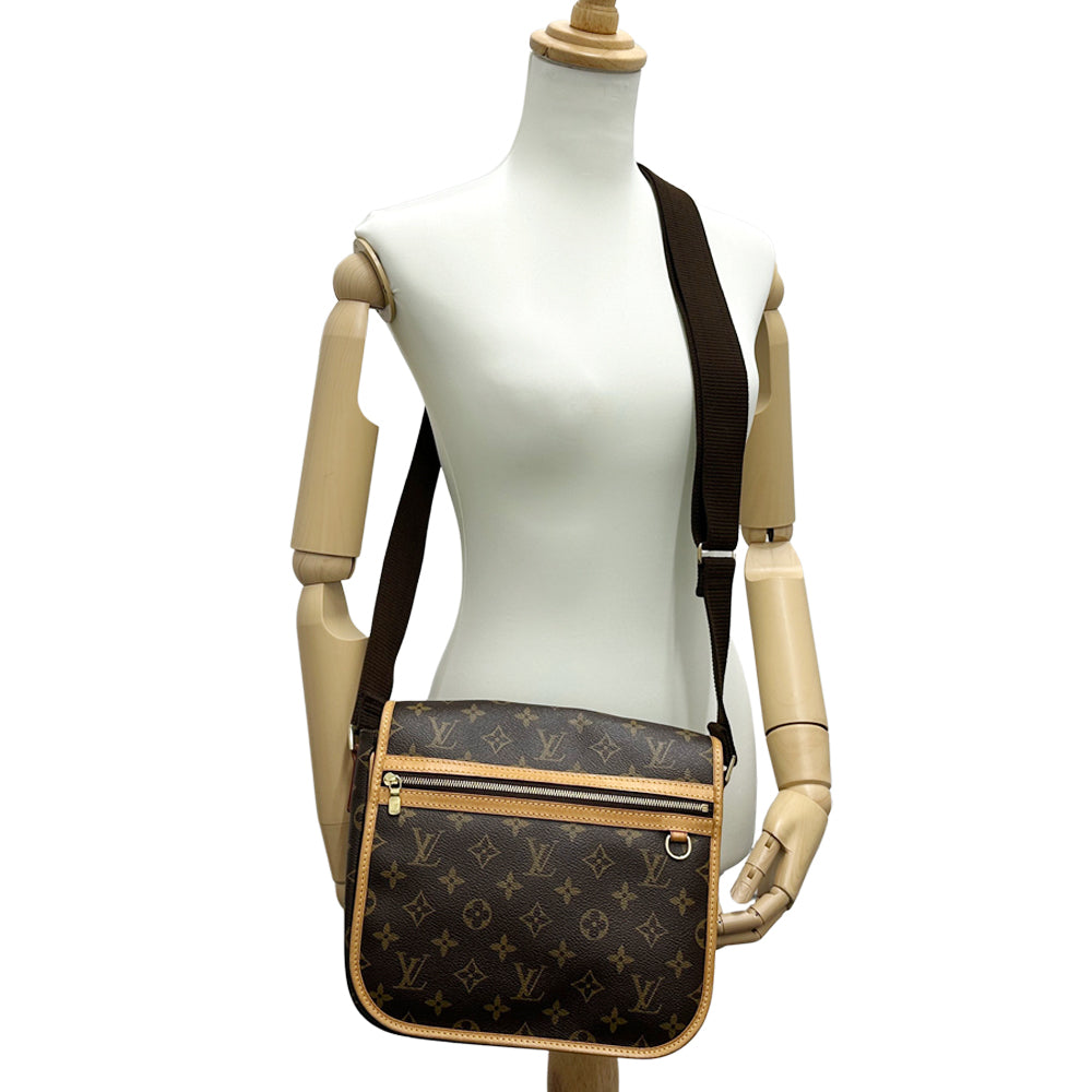 LOUIS VUITTON ルイ・ヴィトン メッセンジャー・ボスフォールPM ショルダーバッグ モノグラム ブラウン M40106 レディース 【中古】