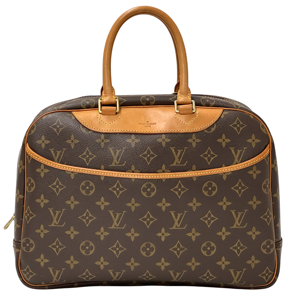 LOUIS VUITTON ルイ・ヴィトン ドーヴィル ハンドバッグ モノグラム ブラウン M47270 レディース メンズ 【中古】