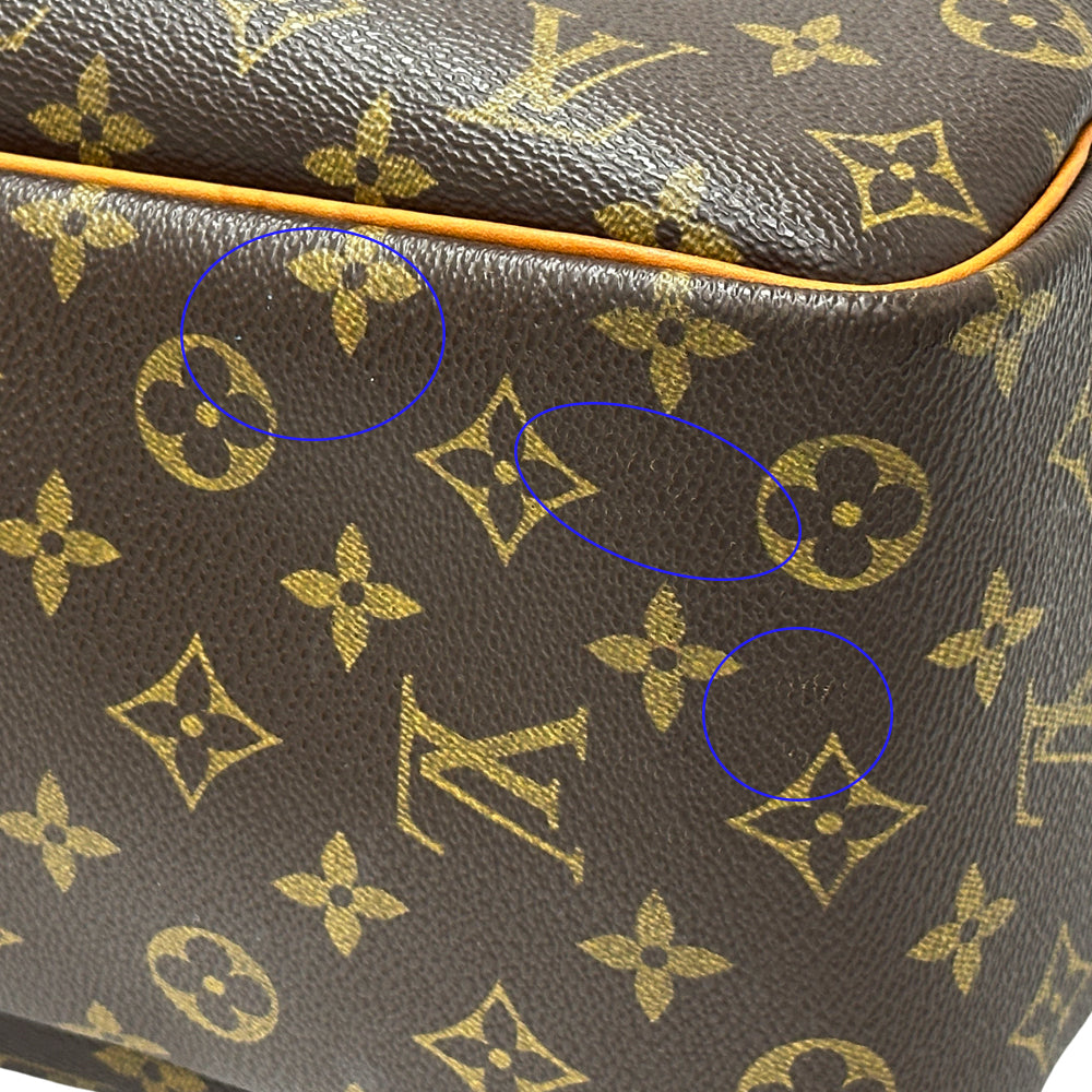LOUIS VUITTON ルイ・ヴィトン ドーヴィル ハンドバッグ モノグラム ブラウン M47270 レディース メンズ 【中古】