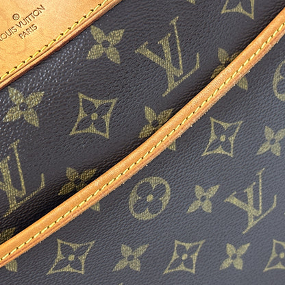 LOUIS VUITTON ルイ・ヴィトン ドーヴィル ハンドバッグ モノグラム ブラウン M47270 レディース メンズ 【中古】