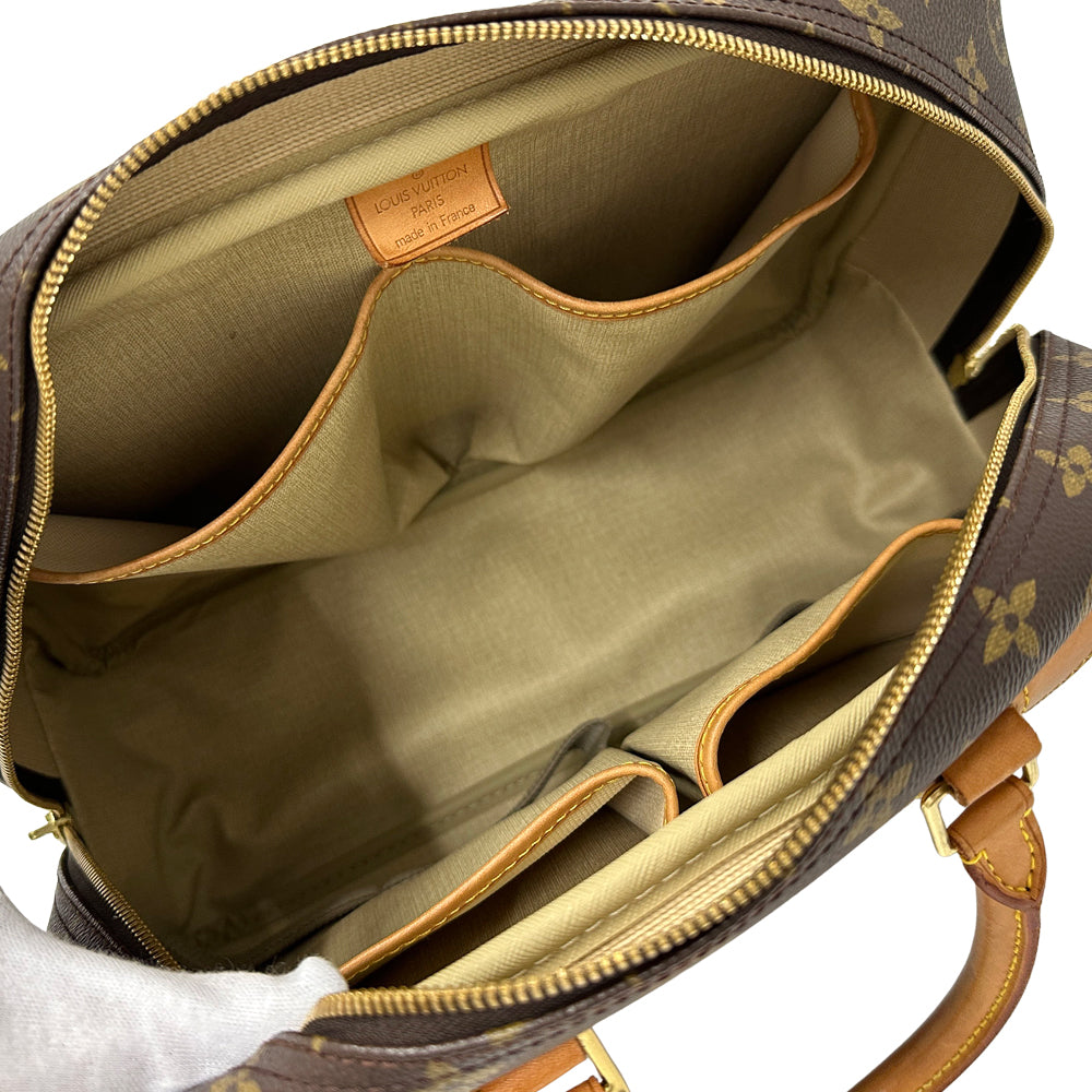 LOUIS VUITTON ルイ・ヴィトン ドーヴィル ハンドバッグ モノグラム ブラウン M47270 レディース メンズ 【中古】