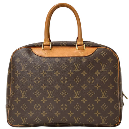 LOUIS VUITTON ルイ・ヴィトン ドーヴィル ハンドバッグ モノグラム ブラウン M47270 レディース メンズ 【中古】