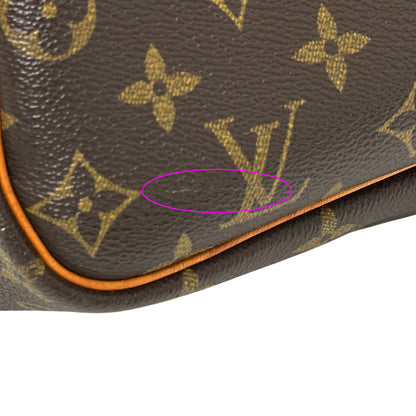 LOUIS VUITTON ルイ・ヴィトン ドーヴィル ハンドバッグ モノグラム ブラウン M47270 レディース メンズ 【中古】