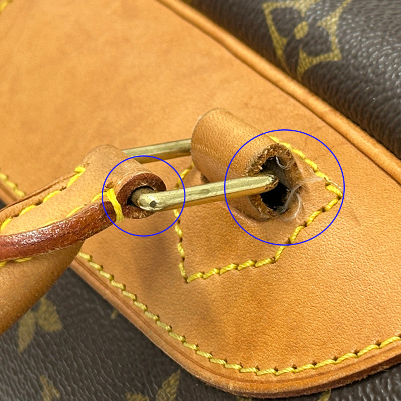 LOUIS VUITTON ルイ・ヴィトン ドーヴィル ハンドバッグ モノグラム ブラウン M47270 レディース メンズ 【中古】