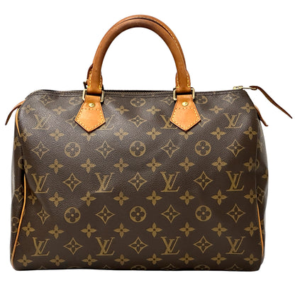 LOUIS VUITTON ルイ・ヴィトン スピーディ30 ハンドバッグ モノグラム ブラウン M41526 レディース 【中古】